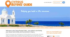 Desktop Screenshot of cyprusbuyingguide.com