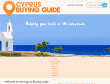 Tablet Screenshot of cyprusbuyingguide.com